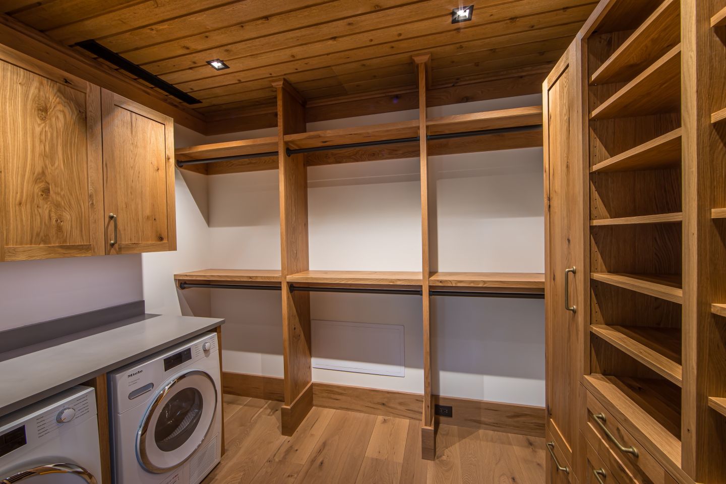 Custom master closet — Montana private residence